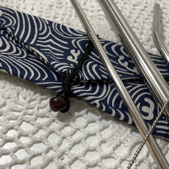 NEW! Stainless Steel quality straw SET - Picture 3 of 4